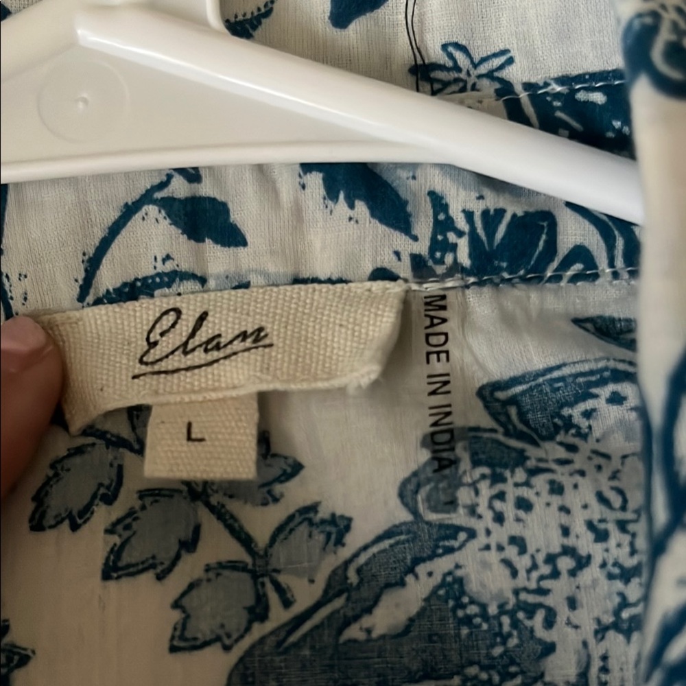 Elan Blue and White Floral Dress - Picture 2 of 5